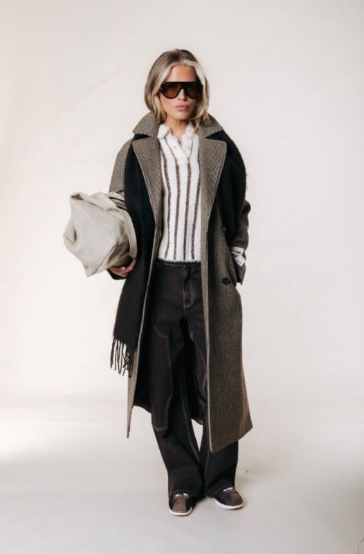 Colourful Rebel Zania Coat Brown