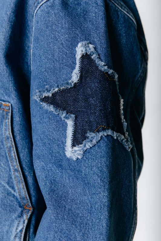 Colourful Rebel Worker Jacket Blue