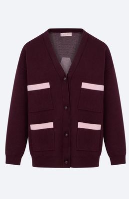 Studio Amaya Veya Cardigan Bordeaux