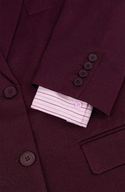 Studio Amaya Haven Blazer Bordeaux