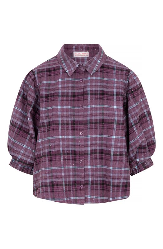 Studio Amaya Vale Blouse Purple