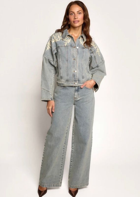 Freebird Melody Side Pants Blue
