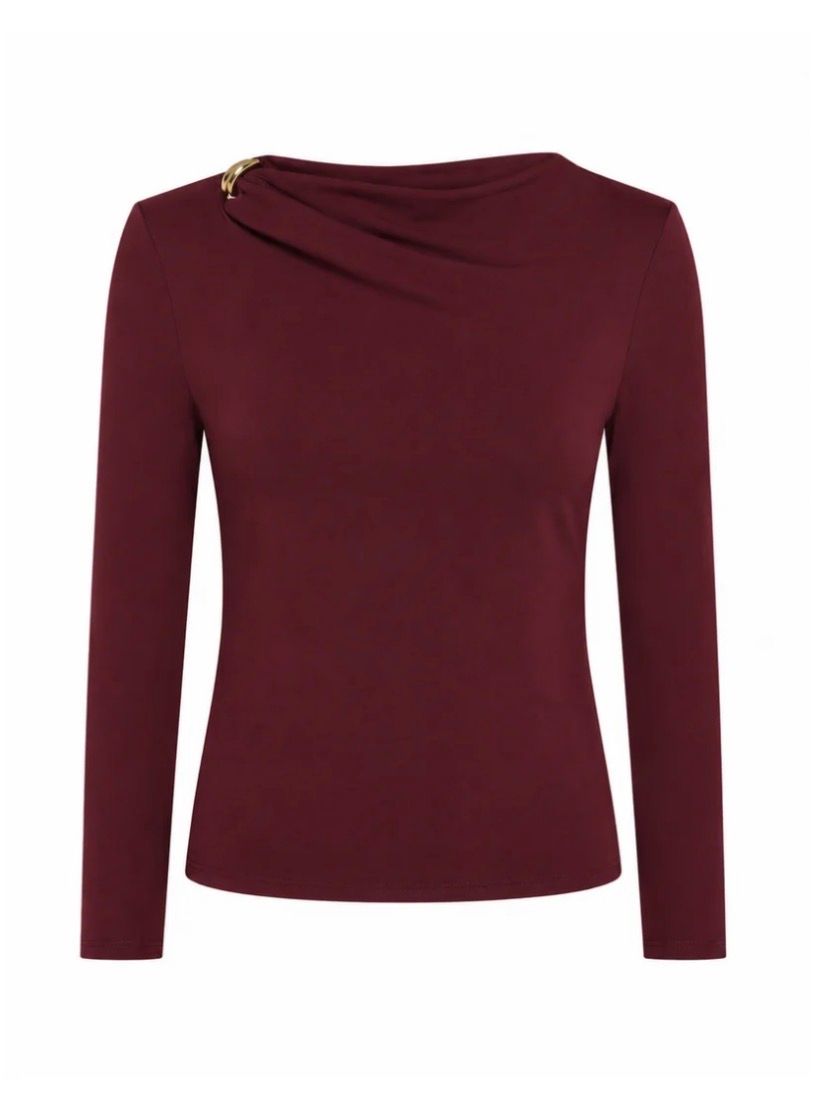 Freebird Tana Top Burgundy