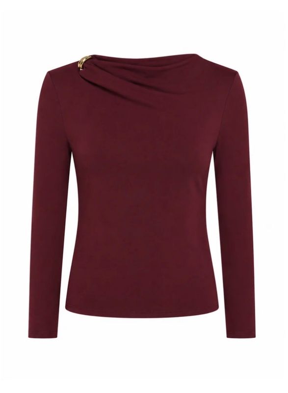 Freebird Tana Top Burgundy