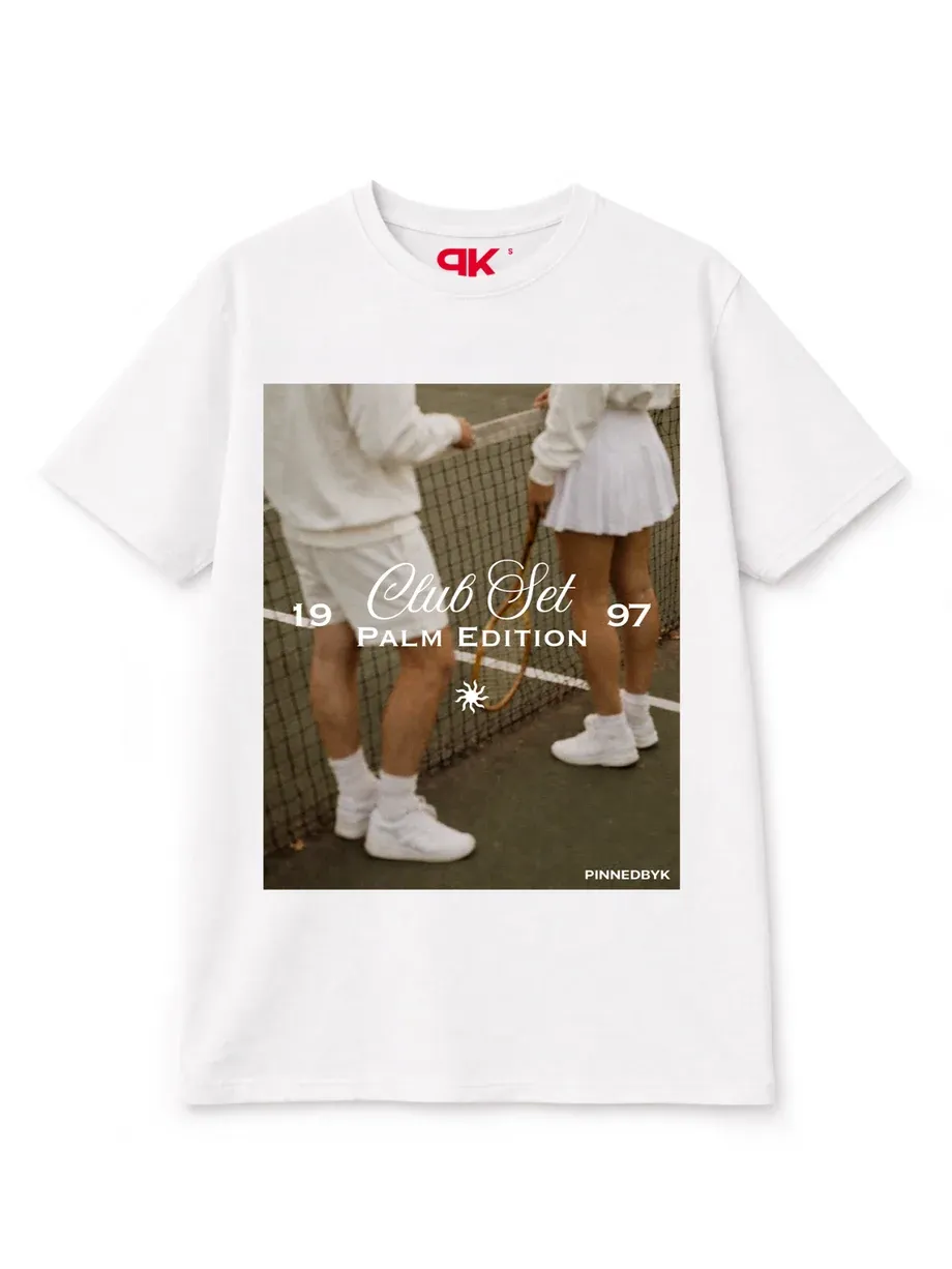 Pinned Club Set T-shirt White