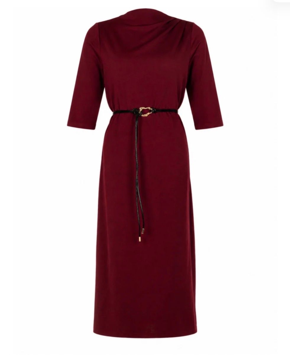 Freebird Devoted Dress Burgundy