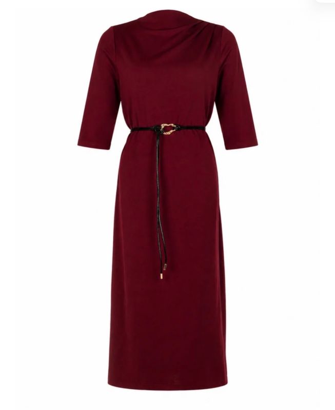 Freebird Devoted Dress Burgundy