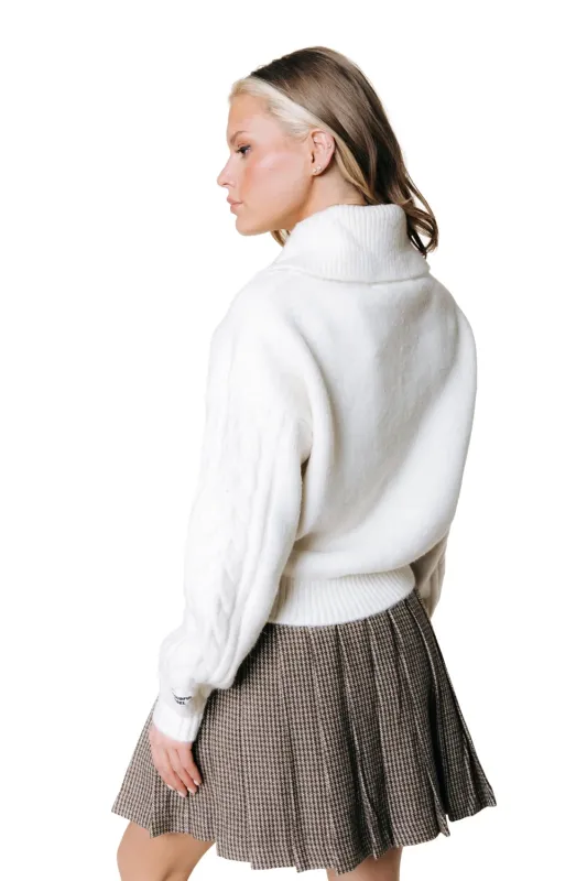Colourful Rebel Luna Sweater White