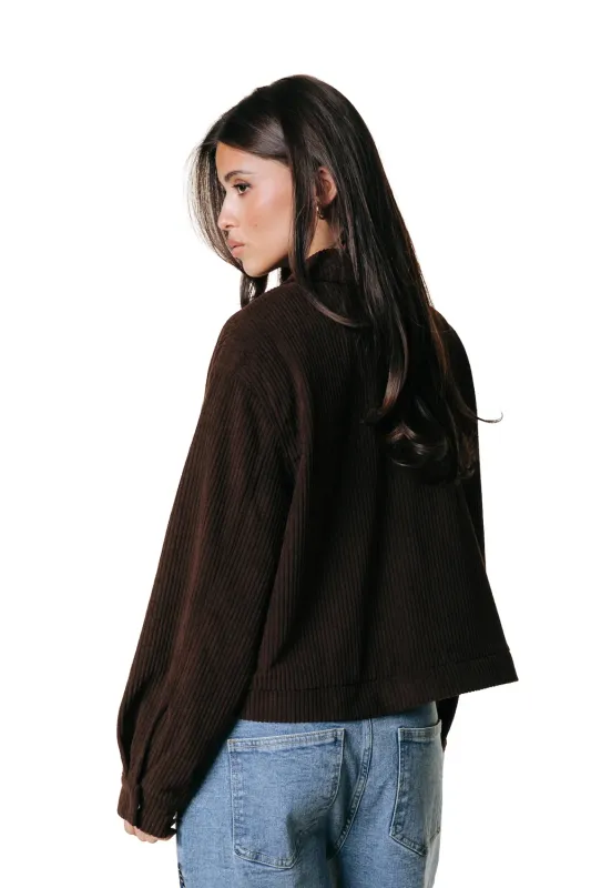 Colourful Rebel Corduroy Jacket Brown