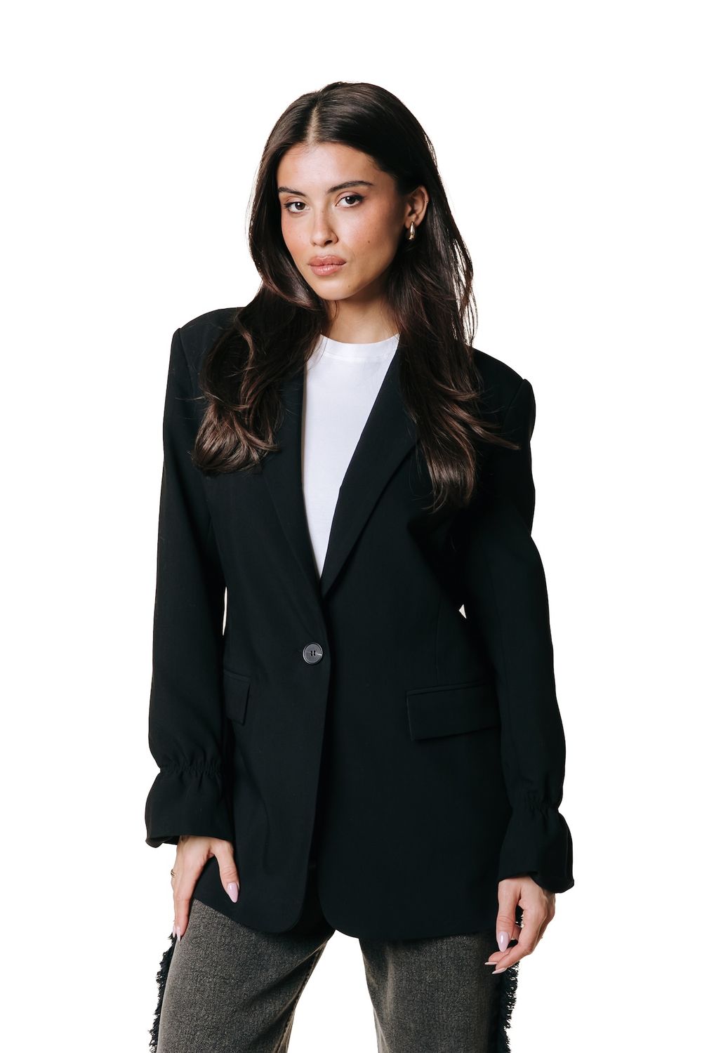 Colourful Rebel Iris Blazer Black