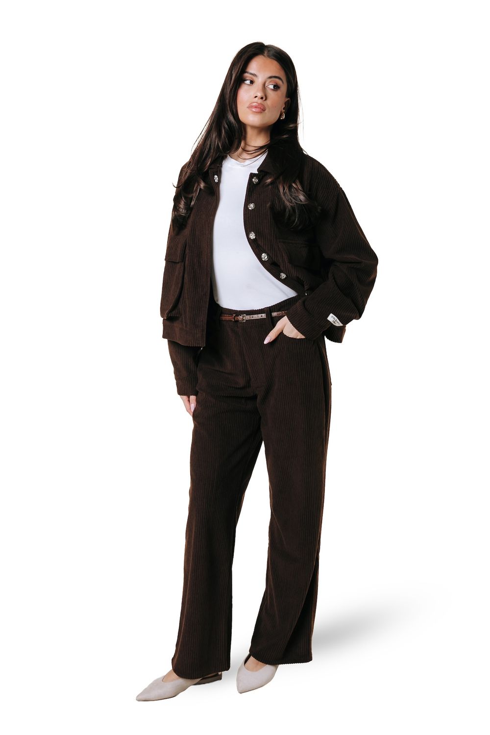 Colourful Rebel Gaias Corduroy Pants Brown