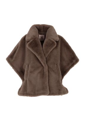 Freebird Greta Fake Fur Gilet Taupe