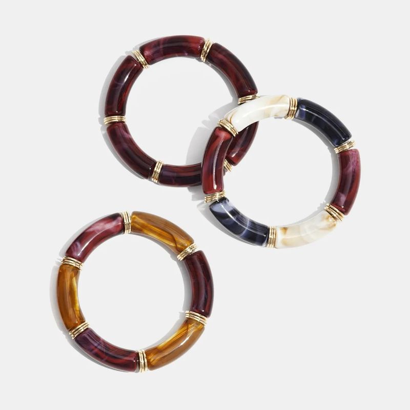 Penne Bracelet Burgundy Melange