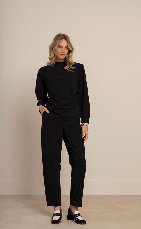 Studio Anneloes Marlise Barrel Pants Black