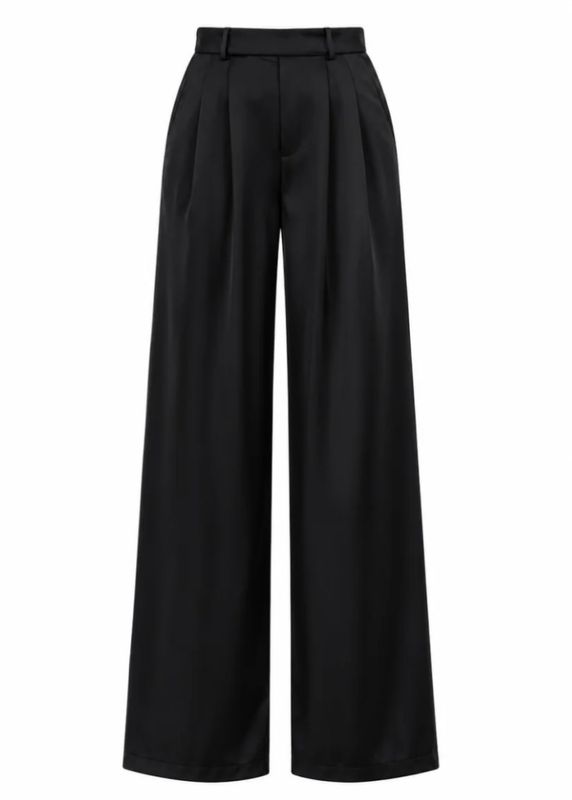 Freebird Primrose Satin Pants Black