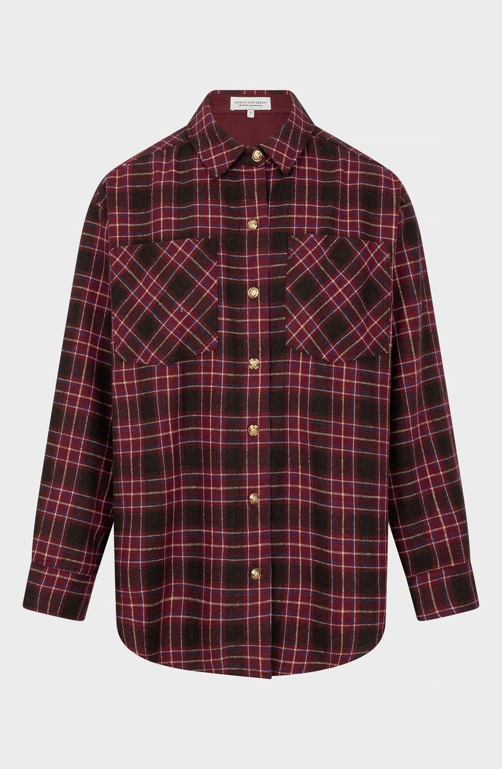 Amaya The Muse Blouse Bordeaux