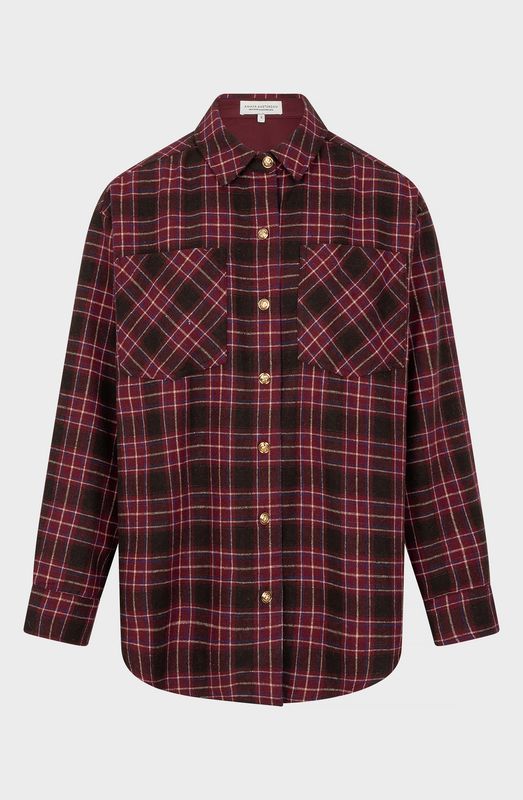 Amaya The Muse Blouse Bordeaux