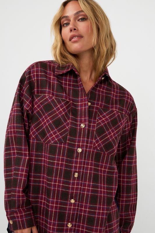 Amaya The Muse Blouse Bordeaux