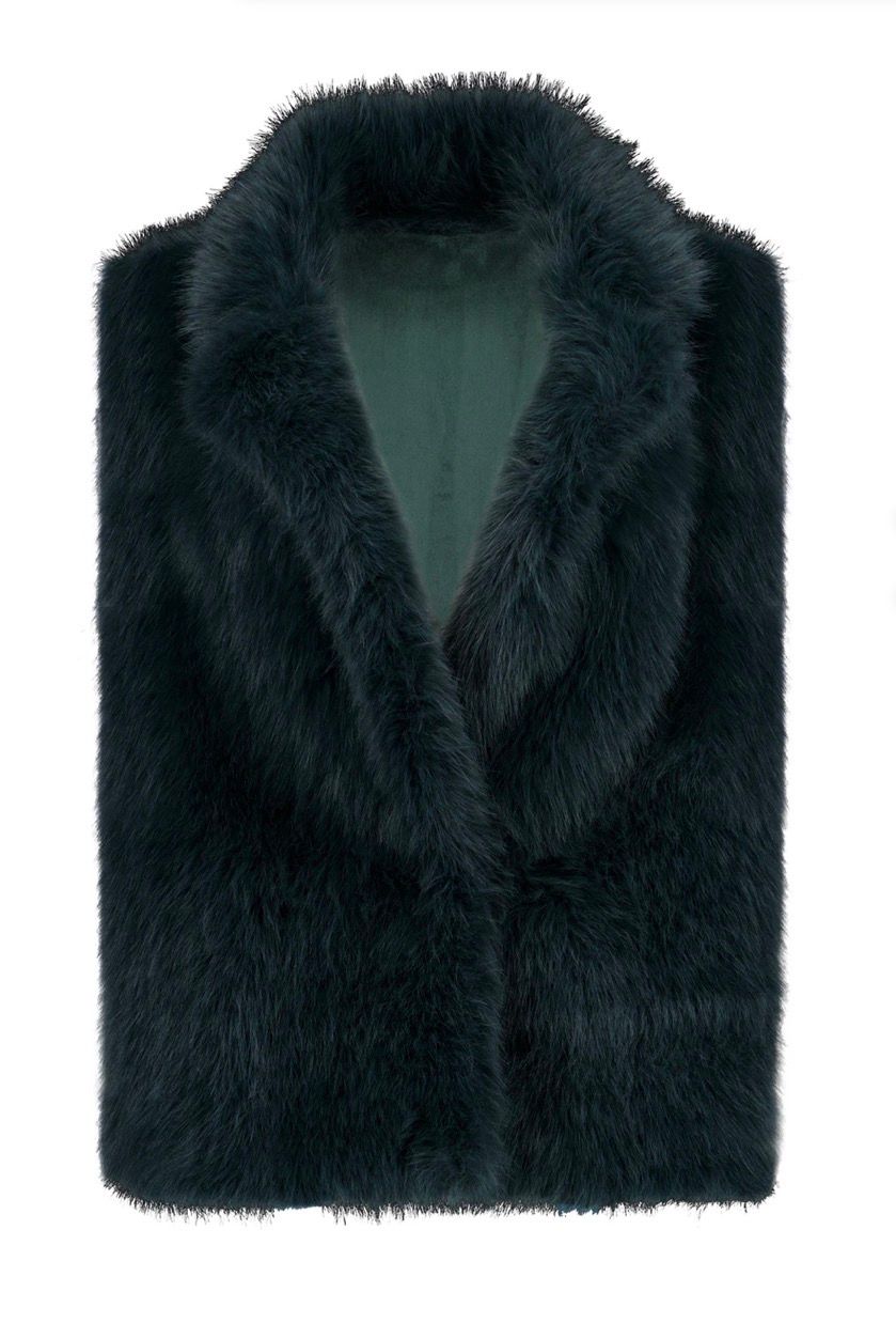 Studio Anneloes Charly Faux Fur Green