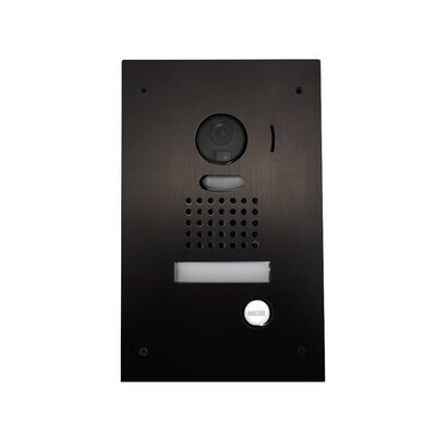 Aiphone JODVFB zwarte inbouw videodeurpost 1 drukknop