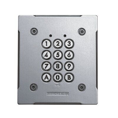 Aiphone AC10F inbouw-codeklavier, 2 relais/100 codes