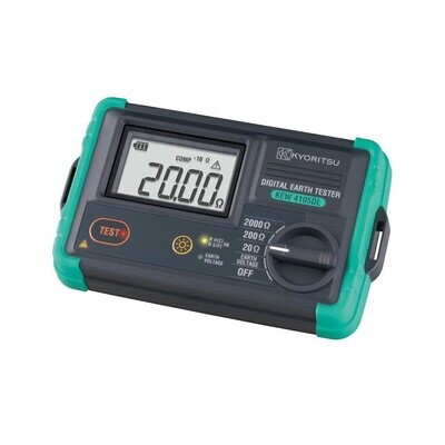 Kyoritsu 4105DL aardingsmeter met piketten/harde tas 4105DL