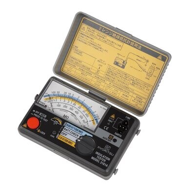 Kyoritsu 3161A analoge isolatiemeter 15V/500V 100MOHM