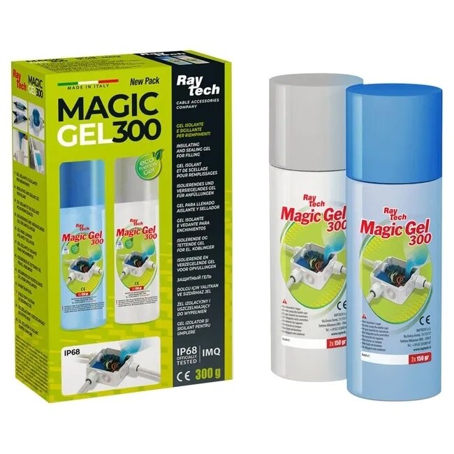 RAYTECH MAGICGEL300 Magic Gel 300 in fles IP68/IMQ (2 flessen van 150ml)