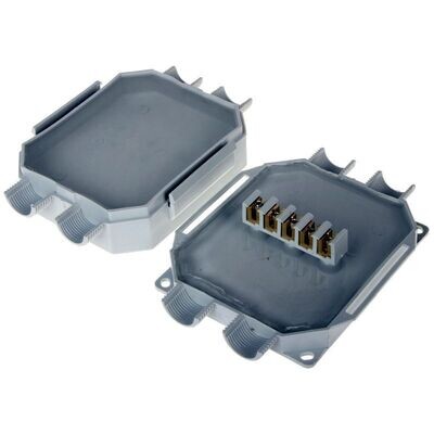 RAYTECH READYBOX Ready Box 120 grijze aftak-/verbindingsdoos 4 ingangen, IP69K/IP68/IMQ