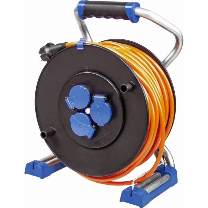 SCHWABE 823644 Xperts werfhaspel 320mm, 40 m H07BQ-F 3G2,5 oranje, IP44