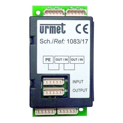 URMET 1083/17 2Voice Bibus interface max. 16 drukknoppen