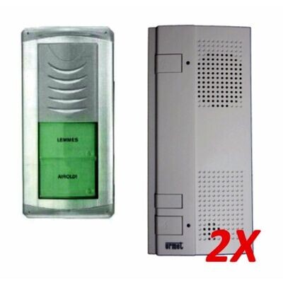 URMET 1128/402 Urmet Genya/Miro audio kit, 2 knoppen
