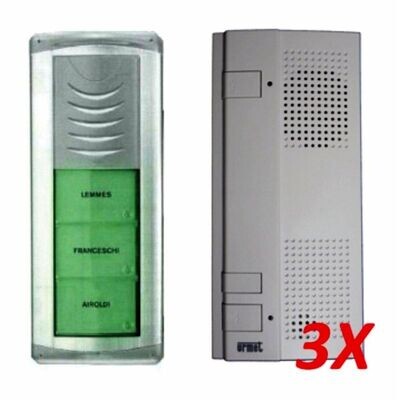 URMET 1128/403 Urmet Genya/Miro audio kit, 3 knoppen