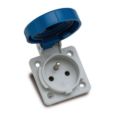 FAMATEL 13960F Inbouw Stopcontact Huishoud 16A 3Pol 230V