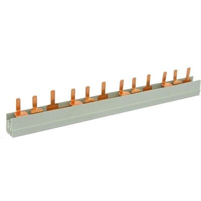 FTG E80.258.100 Kamgeleider (1m) pin 2-polig 10mm² 56mod (L-N)