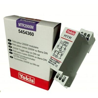 YOKIS MTR2000M MTR2000M Relais 2000W met nuldraad en timer (op DIN-rail)
