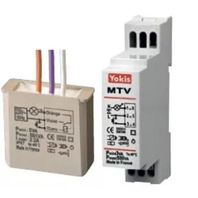 YOKIS MTV500E MTV500E Dimmer 500W zonder nuldraad (inbouw)