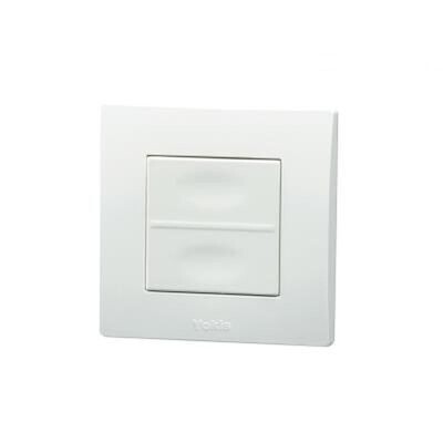 YOKIS TLM2T45P TLM2T45P Witte wandschakelaar voorzien van 2 drukknopen