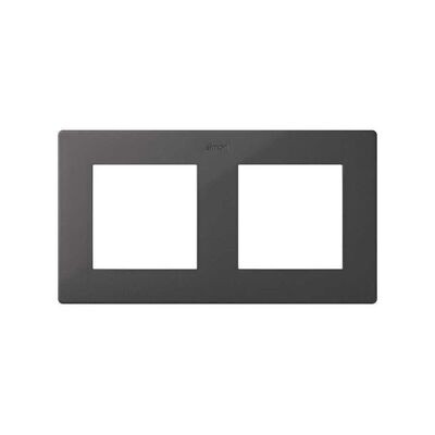 SIMON 2400620-038 S24 Afdekplaat dubbel grafit