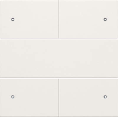 Niko 101-40150 Afwerkingsset voor 4-voudige potentiaalvrije drukknop 24 V met leds, white