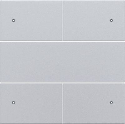 Niko 121-40150 Afwerkingsset voor 4-voudige potentiaalvrije drukknop 24 V met leds, sterling