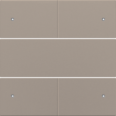 Niko 123-40150 Afwerkingsset voor 4-voudige potentiaalvrije drukknop 24 V met leds, bronze