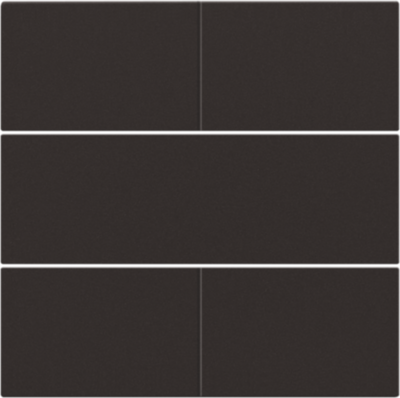 Niko 124-40050 Afwerkingsset voor 4-voudige potentiaalvrije drukknop 24 V, dark brown
