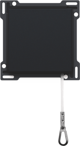 Niko 161-63606 Afwerkingsset voor trekschakelaar, black coated