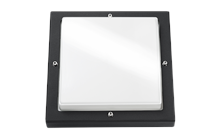 SG-lighting 614180 BASSI ZWART/OPAAL E27 (EXCL.LA