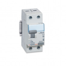 LEGRAND DIFFERENTIEELSCHAKELAAR TX3 2P 30MA 63A TYPE A - 2 MODULES
