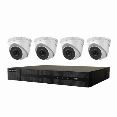 IP CCTV-pack PnP 4x turretcam.2MP + recorder. HWKN4142THMH