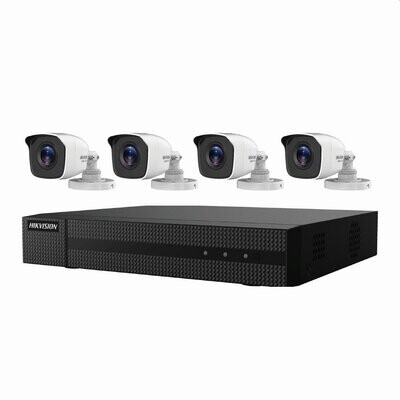 Analoge CCTV-pack met 4x bulletcamera 2MP