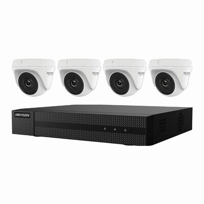 Analoge CCTV-pack met 4x turretcamera 2MP