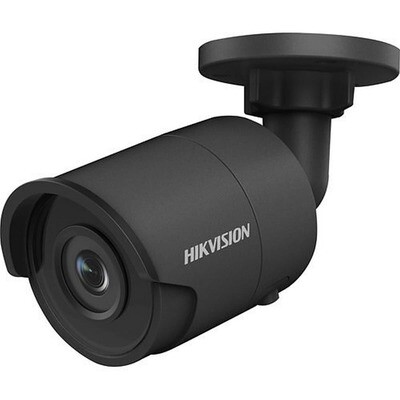 Zwarte bullet-camera 4MP, 2,8mm, IP67